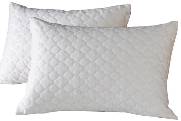 Luxury Quilted Waterproof Pillow Protector Dreyer Linen™ Luxury Waterproof Quilted Pillow Protector - Set of 2 - Image 1