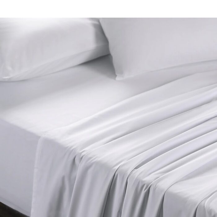 Dreyer Linen™ 100% Cotton Percale 200TC Flat Sheet - Image 4