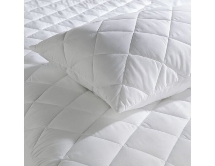 Dreyer Linen™ Quilted Hospitality Pillow Protector - Set of 4 - Image 4