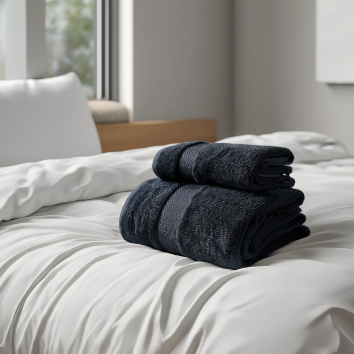 Dreyer Linen™ Luxury 630gsm Bath Sheet & Hand Towel Set - Image 7