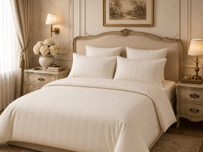 Dreyer Linen™ Naples Collection 300TC Cotton Duvet Cover Set - Image 4